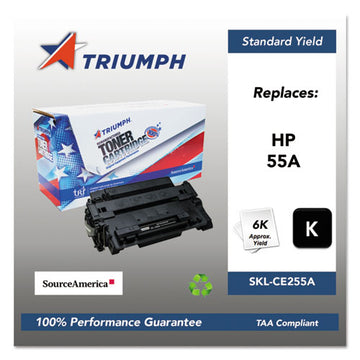 Triumph™ 751000nsh1098 Remanufactured Ce255x (55x) High-yield Toner, 12,500 Page-yield, Black freeshipping - TVN Wholesale
